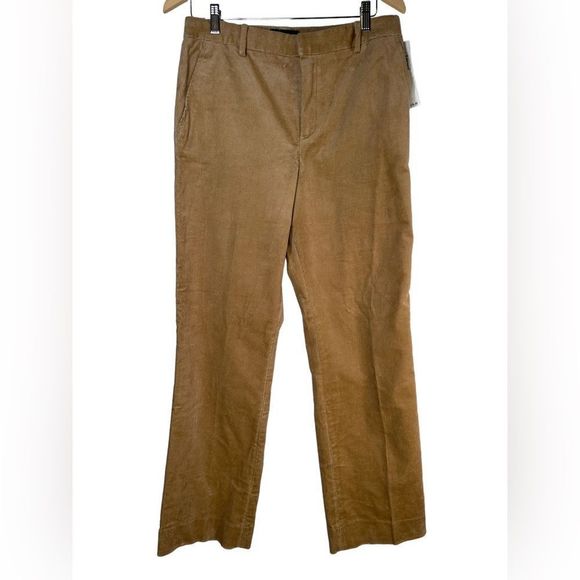 Vintage Y2K Lauren Ralph Lauren Stretch Fit Flat Wide Wale Corduroy Pants Size 8 - Picture 1 of 12